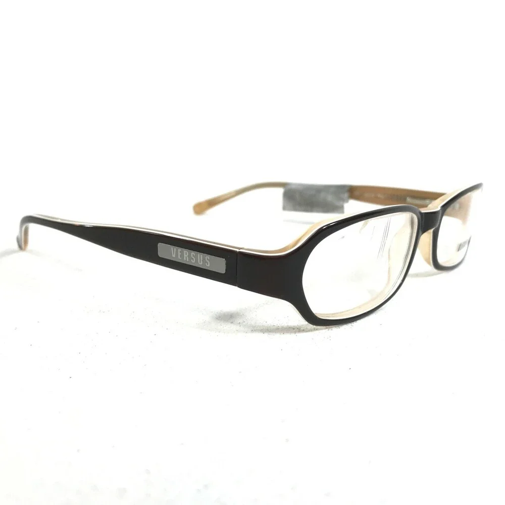 Versus by Versace Eyeglasses Frames MOD.8045 601 Brown Round Oval 52-16-130